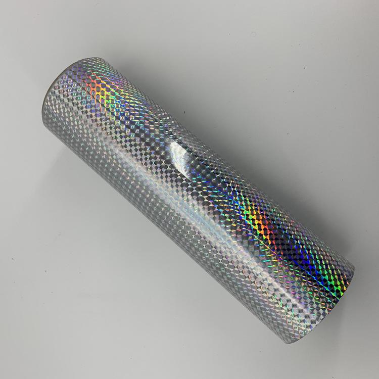 película de laminación térmica bopp holográfica con diseño de nieve